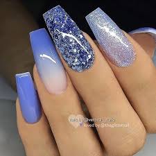 There are so many creative acrylic nail designs on the internet to choose from. 60 Newest Coffin Nails Designs 2018 Short Coffin Nails Long Coffin Nails Acrylic Coffin Nails Square Cof Teal Nails Coffin Nails Designs Coffin Nails Long