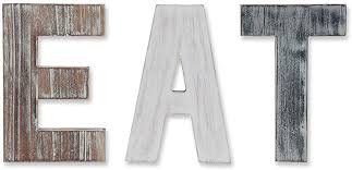 Eat Letters Farmhouse Kitchen Decor