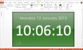Free Powerpoint Digital Clock Alarm Countdown Youpresent