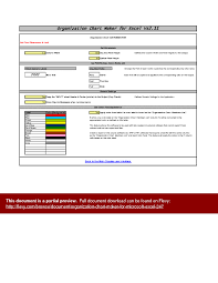 Organization Chart Maker For Microsoft Excel Excel