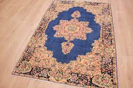 antique persian carpet kerman wool