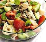 bread salad with tuna and capers