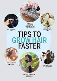 how to grow hair faster thicker and