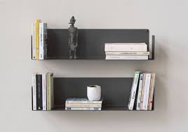 Floating Book Shelves Gray 23 62 Inch