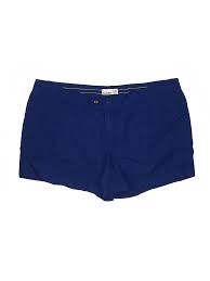 Details About Old Navy Women Blue Khaki Shorts 20 Plus