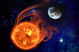 enormous solar flare struck earth this