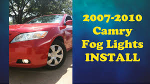 2007 2010 toyota camry fog light you