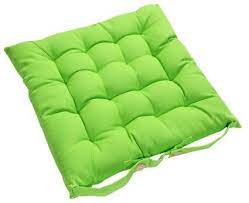 Homescapes Seat Pad Lime Green 40