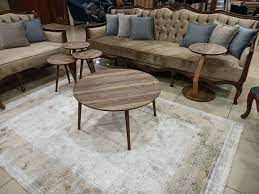 Large Round Coffee Table Wood Coffee
