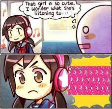 That Girl Is So Cute, I Wonder What She's Listening To...: Image Gallery  (List View) | Know Your Meme