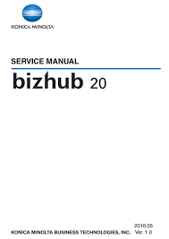 Updating bizhub 20 driver benefits include better hardware performance, enabling more hardware features, and increased general interoperability. Konica Minolta Bizhub 20 Service Manual Pdf Download Manualslib