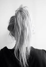 You must dye your hair to matte white colour. Summer Hair Ideas High Grungy Pony Tail Hairstyles Weekly