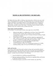 Cover Letter Example For Receptionist For Vetinary Receptionist
