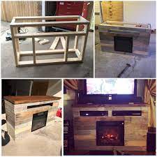 Diy Electric Fireplace Tv Stand