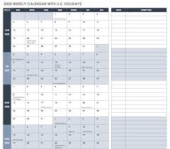 Daily Planner Template Excel Week Calendar Weekly For Free
