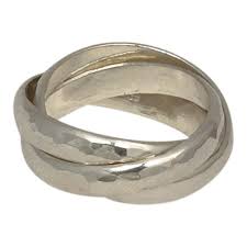 Russian Wedding Ring Rolling Rings Interlocking Rings Tripple Etsy