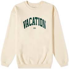 Temptation Vacation College Crew Sweat Cream | END. (US)
