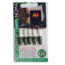 noma spare fuse bulbs 6v g1 replacements