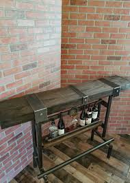 old rustic wine whiskey bar table 1332