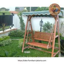 Swing Garden Made From Teak Wood As