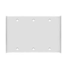 Wall Plate Plastic 2 Gang Blank