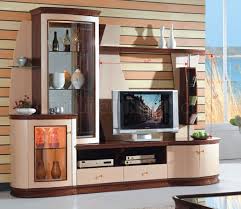 Contemporary Wall Unit With Liquor Cabinet