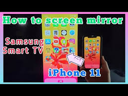 how to screen mirror iphone 11 to
