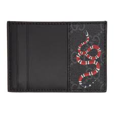 Wallets designer wallets, wristlets, and iphone wristlets. Gucci Beige Gg Kingsnake Card Holder Editorialist