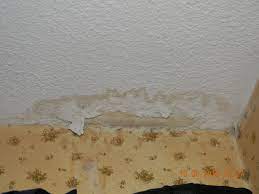 alarming wall water damage look for