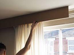 how to make an easy curtain pelmet