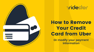 remove your credit card from uber