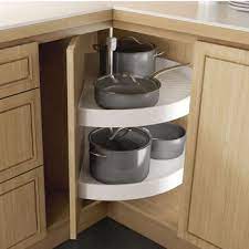 You may run into a few easy to fix problems with a lazy susan. Lazy Susans Hafele Pie Cut 2 Shelf Set For Door Attachment Kitchensource Com
