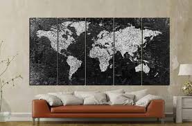 World Mapworld Map Canvas