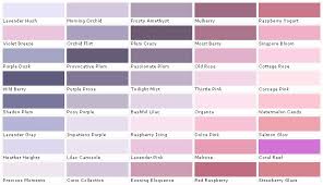 Lavender Paint Colors Chart Senour