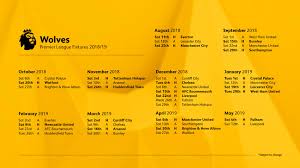 View arsenal fc scores, fixtures and results for all competitions on the official website of the premier league. Wolves On Twitter Here They Are Wolves Fixtures For The 2018 19 Premierleague Season Wwfc