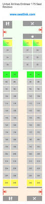 United Airlines Seating Chart Embraer 175