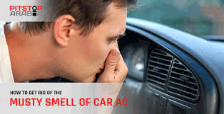 causes of musty smell in car ac and how
