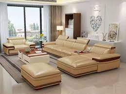 wooden sofa set with adjustable
