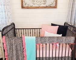 leopard crib bedding