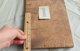 Giant Diy Growth Chart Ruler Tutorial Fabulessly Frugal