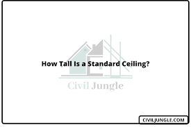 how tall is a standard ceiling