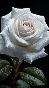 beautiful white rose flower aesthetics