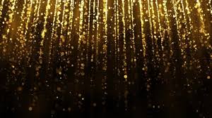 gold rain background stock video