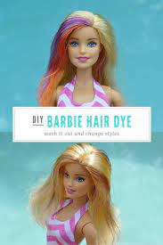 diy wash out barbie hair dye be a fun mum