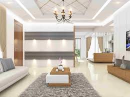 This simple false ceiling design is a suspended island having cove lighting with six recessed lights positioned in an even manner, providing a uniform glow. False Ceiling Designs For Your Lobby Design Cafe