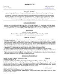 Business Analyst CV Format     Business Analyst Resume Sample and     