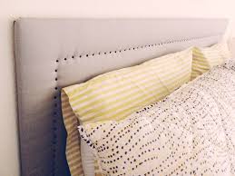 Remove headboard and drill the holes for the mounts. Diy Upholstered Headboard Vivagood