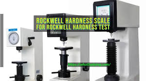 rockwell hardness scale for hardness