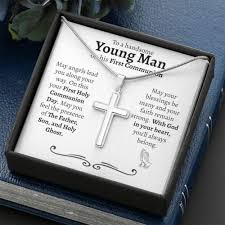 son necklace 1st communion gifts for