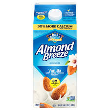 almond breeze vanilla almond milk